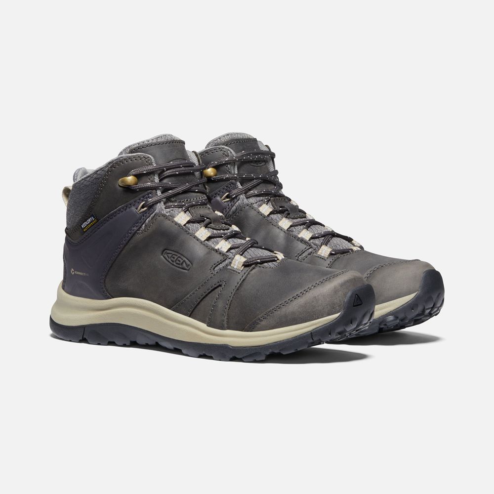 Keen Outdoor Bot Kadın Koyu Gri - Terradora Ii Deri Waterproof - Türkiye XZWV34258